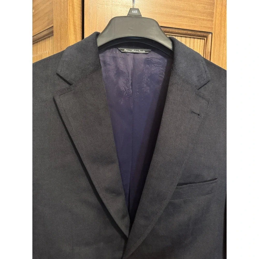Jack Victor Suede Sport Coat 41R 3/4‎ Sleeve Altered